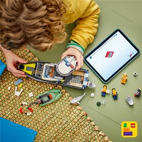 Stavebnice LEGO® City 60456 Honička v policejní lodi 

 obrázek produktu 5 z 8