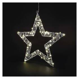 LED dekorace EMOS 60 WINDOW STAR, 3AA, TIMER, WW průhledná

 obrázek produktu 1 z 6