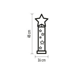 LED dekorace EMOS hvězdy, 48 cm, 2x AA, vnitřní, teplá bílá, časovač 

 obrázek produktu 3 z 4