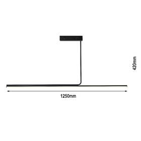 Závěsné svítidlo IMMAX NEO LITE ASTA SMART 125cm 28W podporou BEACON, Wi-Fi, TUYA černé

 obrázek produktu 3 z 9