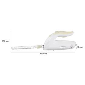 Elektrický nůž Clatronic EM 3062 bílý

 obrázek produktu 3 z 5
