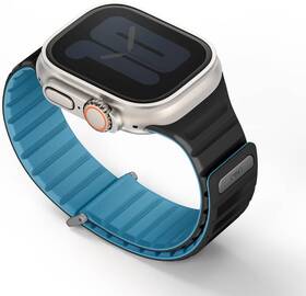 Řemínek Uniq Revix Evo Reversible Magnetic na Apple Watch 42/44/45/49mm černá barva

