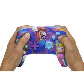 Gamepad PowerA Enhanced Wireless Controller na Nintendo Switch - Super Mario Color Splash Heroes 

 obrázek produktu 5 z 5