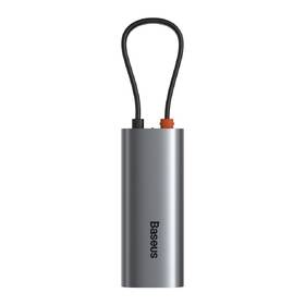 Síťová karta Baseus Steel Cannon USB, USB-C/RJ45 šedá

 obrázek produktu 1 z 7