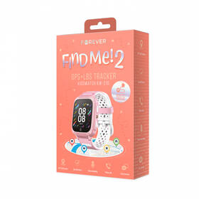 Chytré hodinky Forever Kids Find Me 2 KW-210 růžové

 obrázek produktu 5 z 5
