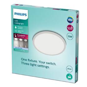Stropní svítidlo Philips CL550, Superslim, 15W, IP44, neutrální bílá bílé

 obrázek produktu 2 z 2