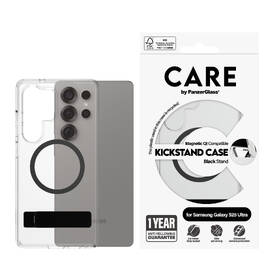 Kryt na mobil PanzerGlass CARE Kickstand Qi na Samsung Galaxy S25 Ultra černý/průhledný

 obrázek produktu 5 z 11