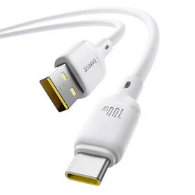 Kabel Baseus Silky USB/USB-C, 100W, 1m bílý

 obrázek produktu 3 z 7