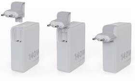 Cestovní adaptér Xtorm GaN Ultra Travel 140 W + USB-C kabel bílý

 obrázek produktu 3 z 12