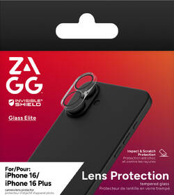 Ochranné sklo čočky fotoaparátu ZAGG Camera Glass Elite Anti Glare na Apple iPhone 16/16 Plus 

 obrázek produktu 3 z 3