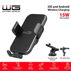 Držák na mobil WG 41 s bezdrátovým nabíjením 15W černý

 obrázek produktu 7 z 7