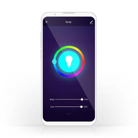Chytrá žárovka Nedis klasik, Wi-Fi, 6W, 470lm, E27, barevná/teplá bílá 

 obrázek produktu 4 z 5