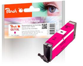 Inkoustová náplň Peach Canon CLI-571XLM, 775 stran purpurová

 obrázek produktu 1 z 1