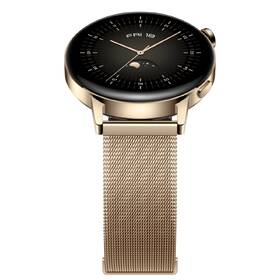 Chytré hodinky Huawei Watch GT 3 42 mm (Elegant) - Light Gold + Light GoldMilanese Strap 

 obrázek produktu 6 z 7