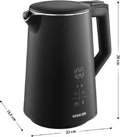 Rychlovarná konvice Sencor SWK 0600BK černá

 obrázek produktu 2 z 17