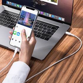 Kabel Baseus BMX Mini USB-C/Lightning PD 18W, MFi, 1,2m bílý

 obrázek produktu 6 z 6