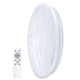 Stropní svítidlo Solight LED smart Wave, 30W, 2300lm, Wi-Fi, RGB + CCT, dálkové ovládání bílé

 obrázek produktu 3 z 5