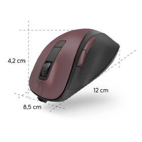 Myš Hama MW-500 Recharge vínová

 obrázek produktu 5 z 6