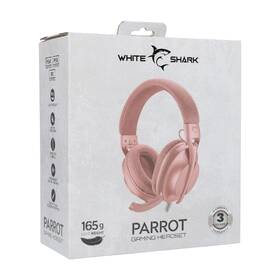 Headset White Shark PARROT pro PC, PS4/PS5, Mac růžový

 obrázek produktu 9 z 9