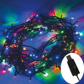 Vánoční osvětlení ColorWay vnitřní, 200 LED, USB, 20m, vícebarevné 

 obrázek produktu 2 z 17