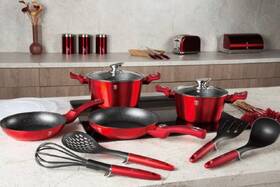 Sada nádobí Berlinger Haus BH-7057 Burgundy Metallic Line I (13 ks) červená

 obrázek produktu 1 z 8