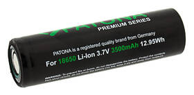Baterie nabíjecí PATONA Li-lon, 18650, 3500mAh, 3,7V, 1ks 

 obrázek produktu 3 z 3