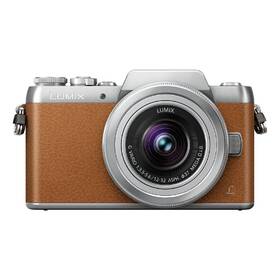 Digitální fotoaparát Panasonic DMC-GF7KEG-T + objektiv 12-32 mm stříbrná barva
