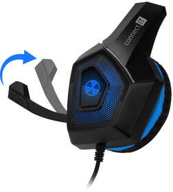 Headset Connect IT Battle RNBW Edition 2 černý/modrý

 obrázek produktu 4 z 7