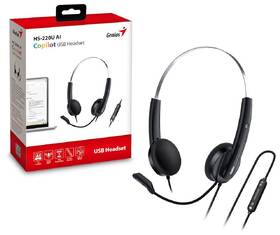 Headset Genius HS-220U AI černý

 obrázek produktu 2 z 2