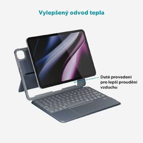 Pouzdro na tablet s klávesnicí Epico UltraBoard na Apple iPad 10.9" (2022)/11" A16 - CZ šedé

 obrázek produktu 10 z 11