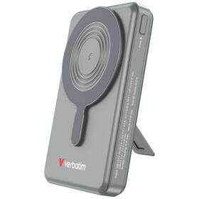 Powerbanka Verbatim magnetická, bezdrátová Charge 'n' Go C+C, displej, 10000 mAh šedá

 obrázek produktu 1 z 8
