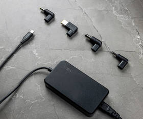 Napájecí adaptér FIXED GaN USB-C, PD 3.0, 65 W + 4x adaptér černý

 obrázek produktu 4 z 18