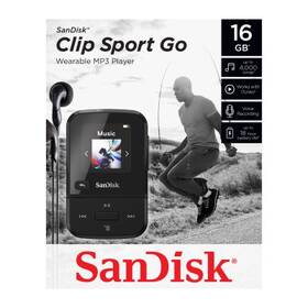 MP3 přehrávač SanDisk Clip Jam 8GB černá barva
