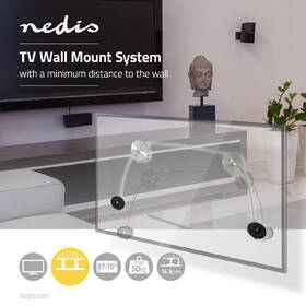 Držák TV Nedis pevný, pro úhlopříčky 37" až 70", nosnost 50 kg 

 obrázek produktu 1 z 5