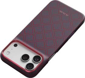 Kryt na mobil Pitaka Argyle na Apple iPhone 18 Pro Max červený/modrý

 obrázek produktu 3 z 6