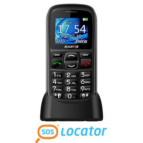 Mobilní telefon Aligator A420 černá barva
