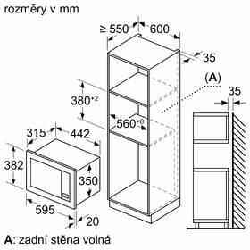 Mikrovlnná trouba Bosch BFL623MS3 nerez
