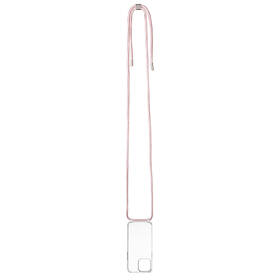 Kryt na mobil FIXED Pure Neck s růžovou šňůrkou na krk na Apple iPhone 15 Pro Max průhledný

 obrázek produktu 2 z 3