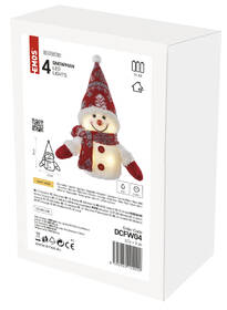 LED dekorace EMOS vánoční sněhulák, 25 cm, 3x AA, vnitřní, teplá bílá 

 obrázek produktu 9 z 9