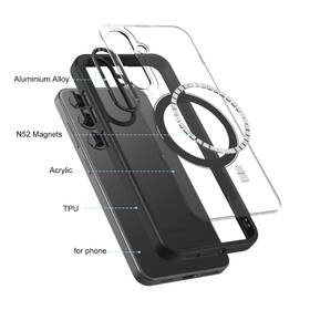Kryt na mobil WG Iron Eye MagSafe na Samsung Galaxy S24 5G černý

 obrázek produktu 3 z 6