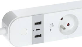 Kabel prodlužovací RETLUX RSH 202 Wi-Fi smart, 4x zásuvka + USB/USB-C, 1,5m bílý

 obrázek produktu 3 z 7
