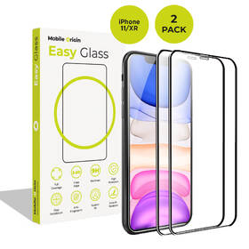 Tvrzené sklo Mobile Origin EasyGlass na Apple iPhone 11/XR (2 ks) 

 obrázek produktu 8 z 8