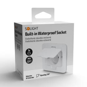 Zásuvka Solight IP55, vestavná, podlahová, obdélníková bílá

 obrázek produktu 12 z 12