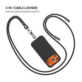 Kabel FIXED Neck Cable pro telefony se zadním krytem, USB-C/USB-C, 1.6 m, PD 60W, 480Mbps černý

 obrázek produktu 1 z 7