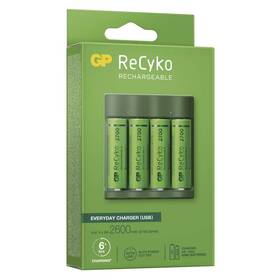 Nabíječka GP Everyday B421 + 4× AA ReCyko 2700 + USB 

 obrázek produktu 4 z 8