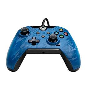 Gamepad PDP Wired Controller pro Xbox One/Series - blue camo 

 obrázek produktu 2 z 5