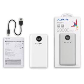 Powerbanka ADATA P20000QCD 20000mAh, QC + PD 18W bílá

 obrázek produktu 4 z 4