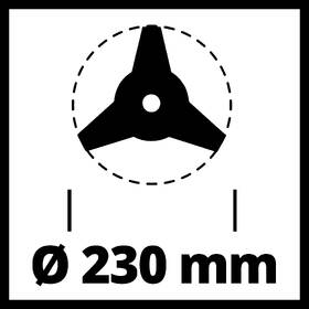 Náhradní nůž Einhell 3-zubý, 230 mm 3436661 

 obrázek produktu 1 z 3