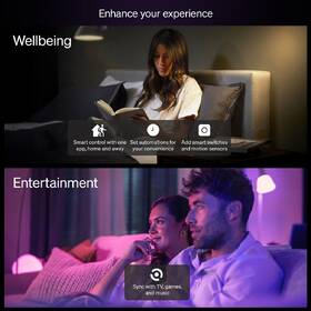 Startovací sada Philips Essential Bluetooth, 8 W, E27, White and Color Ambiance (3 ks) + Bridge kit 

 obrázek produktu 8 z 9