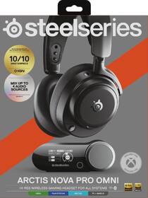 Headset SteelSeries Arctis Nova Pro Omni černý

 obrázek produktu 16 z 17
